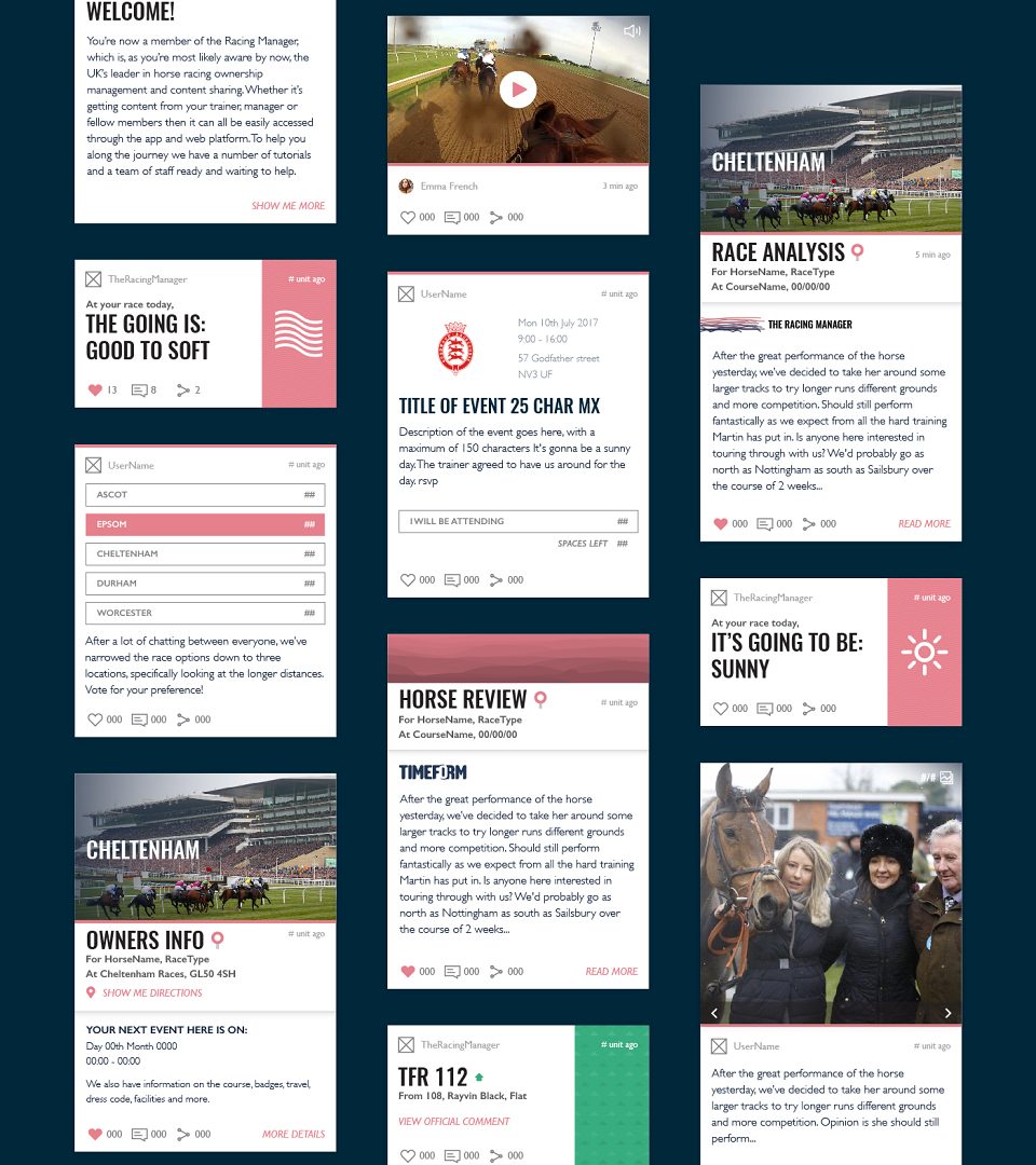 TRM website UI components