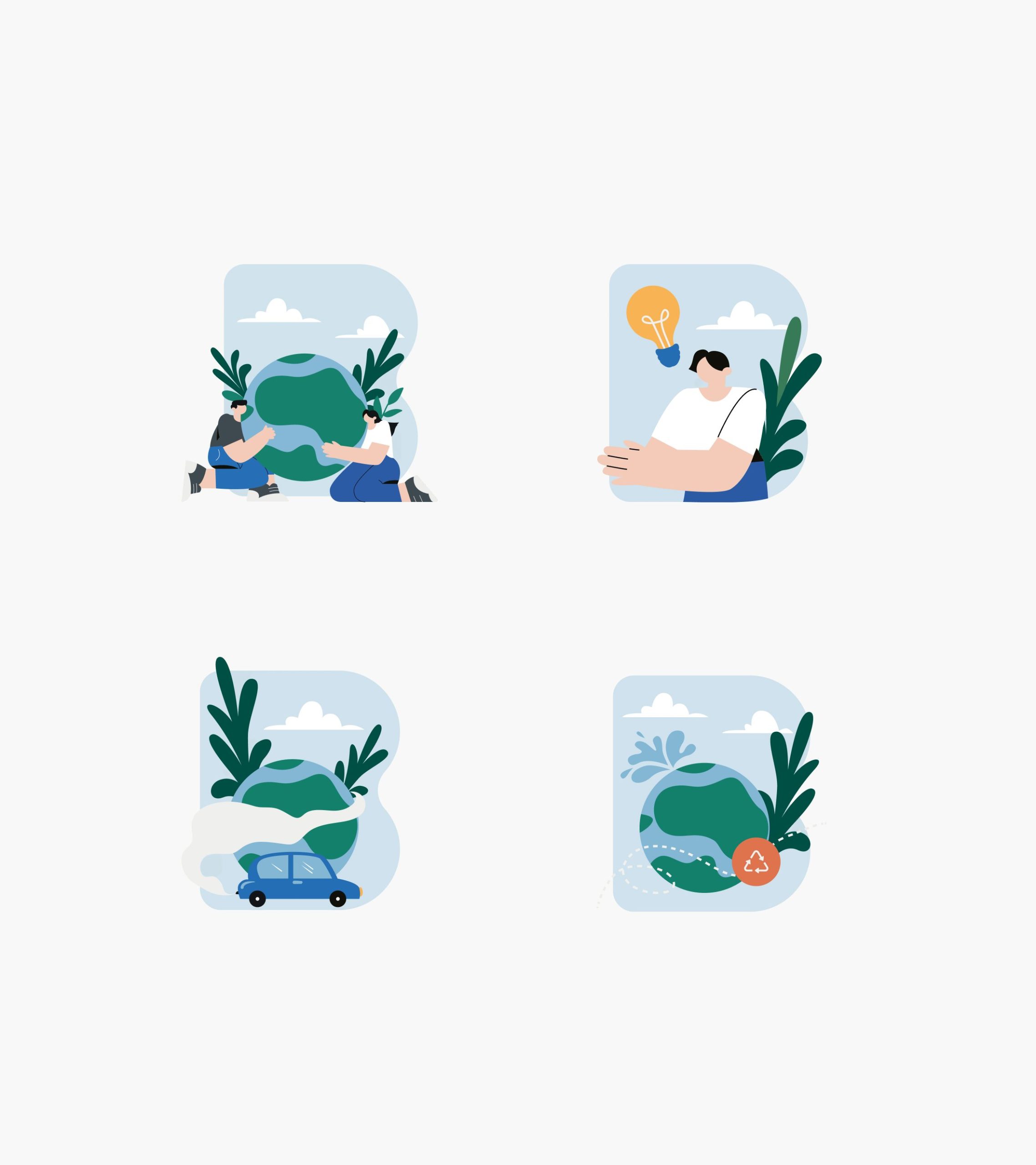 Visit Bude Illustrations