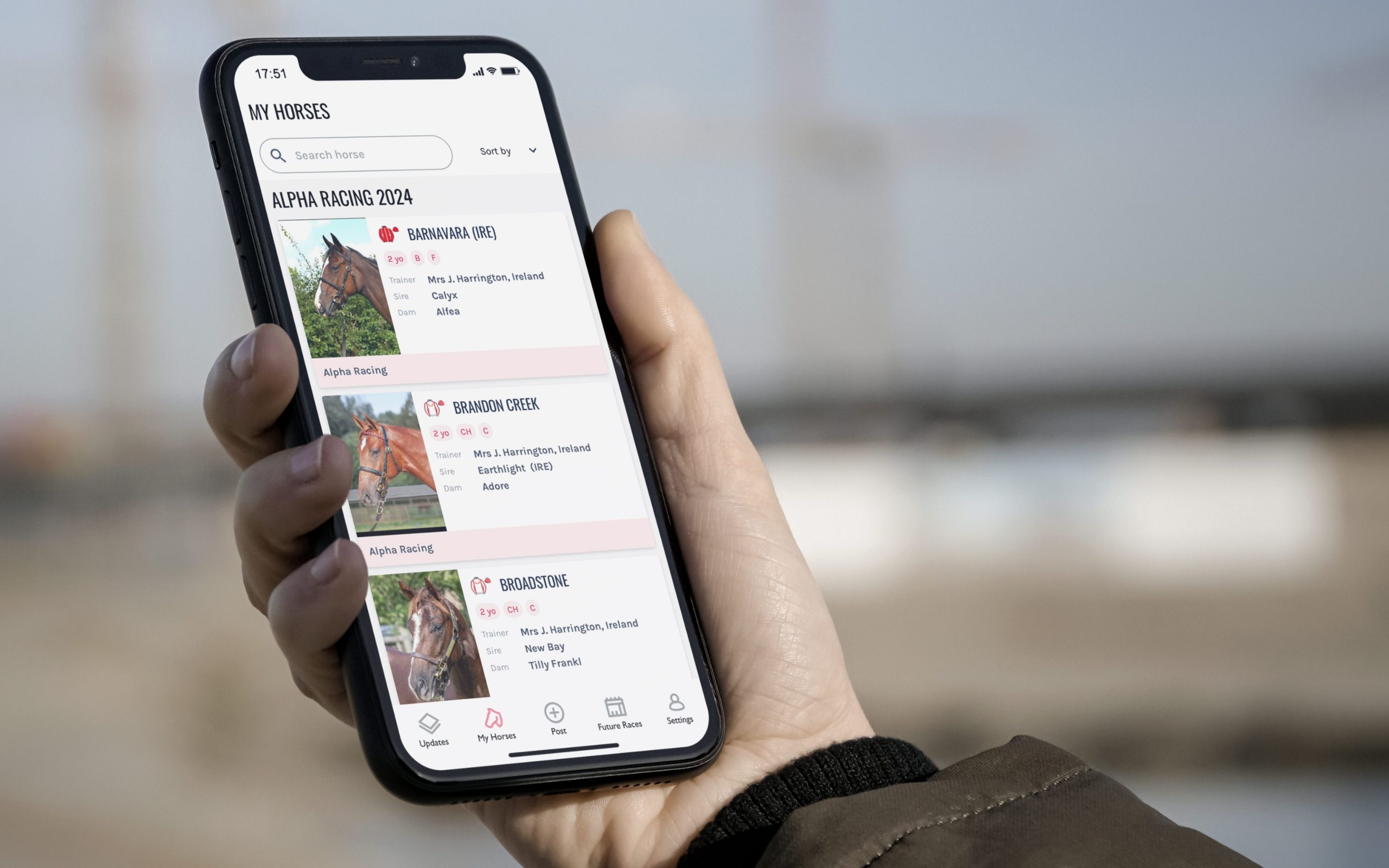TRM app on iphone